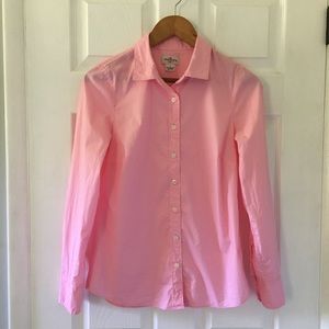 J.Crew Factory pink Haberdashery button-up shirt